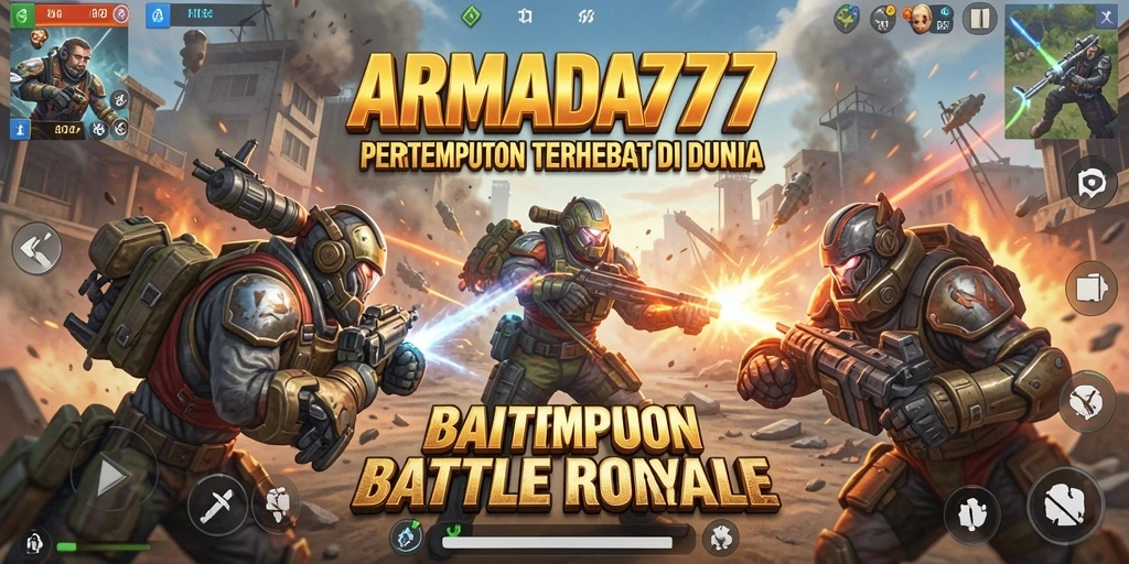Tangkapan layar menunjukkan aksi mendebarkan dalam pertarungan Battle Royale.