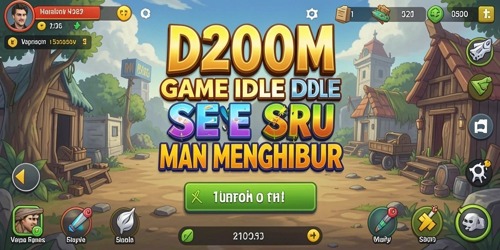 Tampilan gameplay D200M yang menarik dan interaktif.