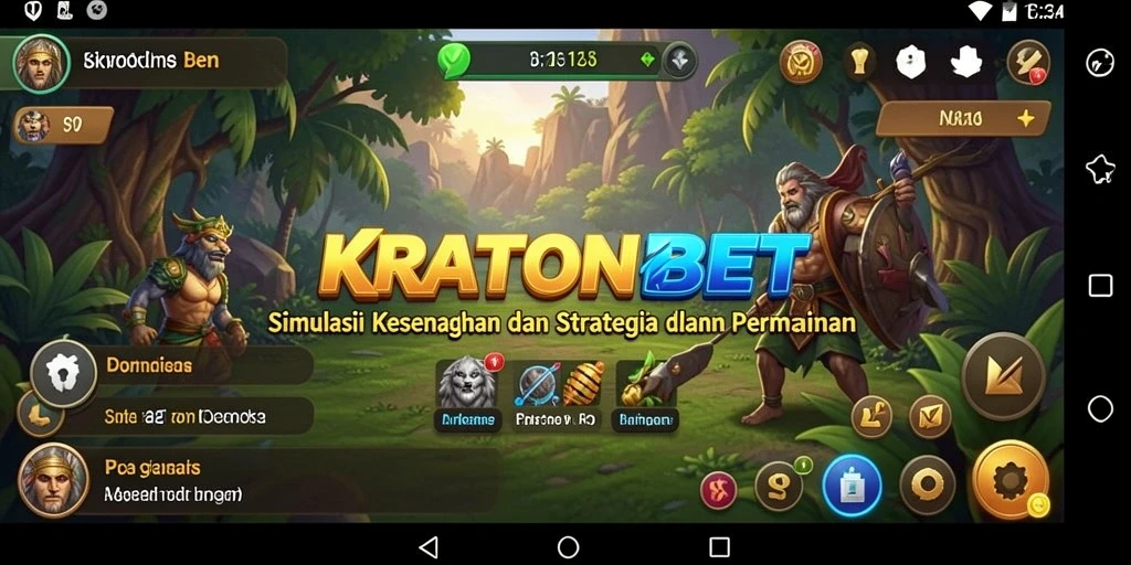 Tampilan gameplay menarik dan realistis pada KRATONBET.