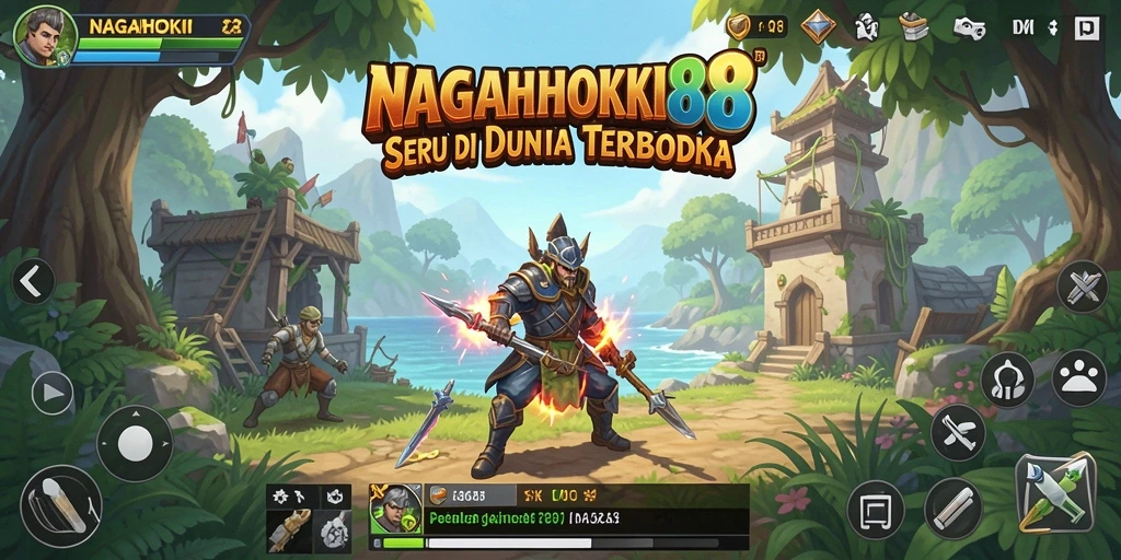 Tampilan menakjubkan dalam gameplay Open World NAGAHOKI88.
