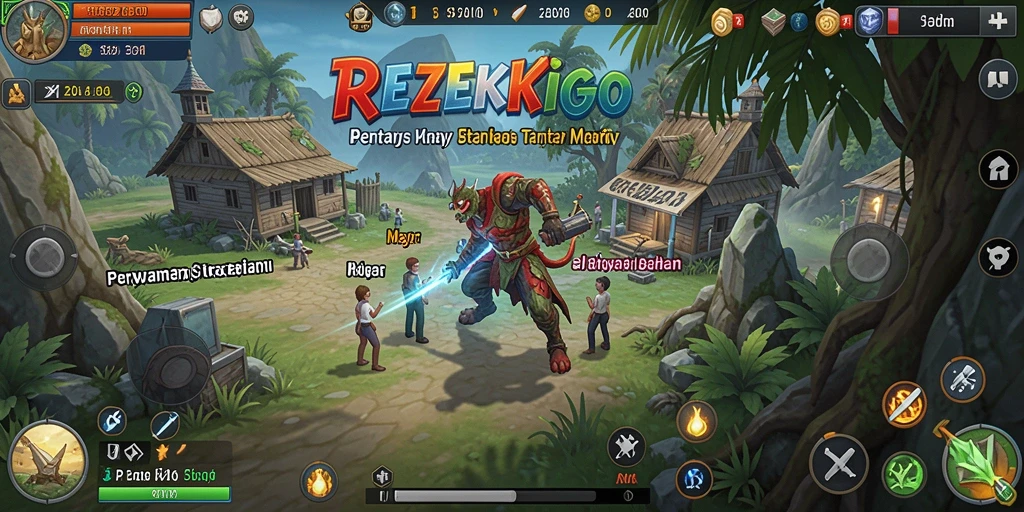 Tangkap momen seru dari gameplay Strategi REZEKIGO.