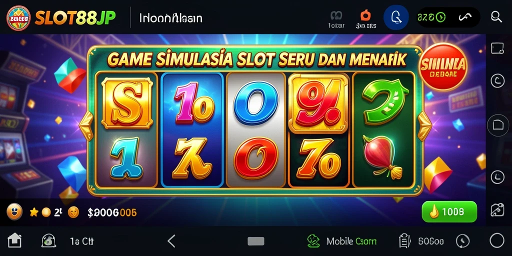 Tampilan gameplay seru dan menarik dalam SLOT88JP.