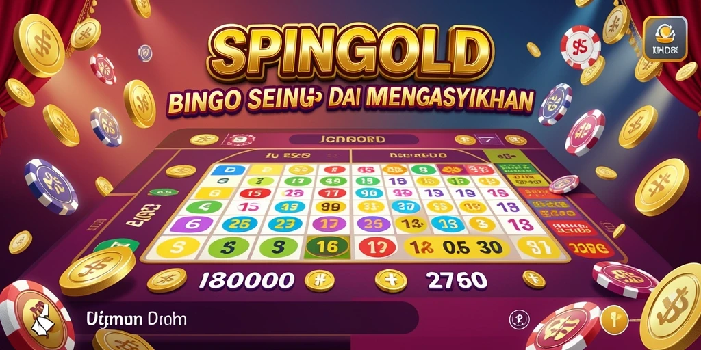 Tampilan gameplay SPINGOLD yang menarik dan seru dalam permainan Bingo.